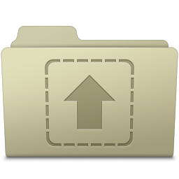 Upload Folder Ash Icon 256x256 png